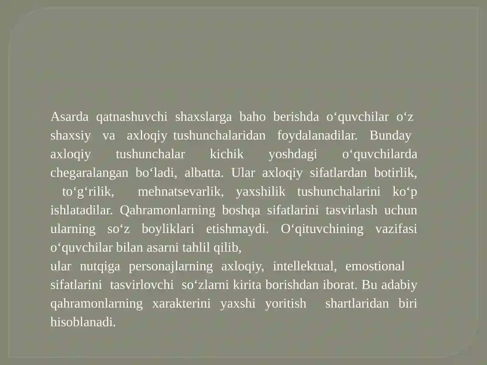 Asarni Tahlil Qilishning Adabiy Asoslari 4