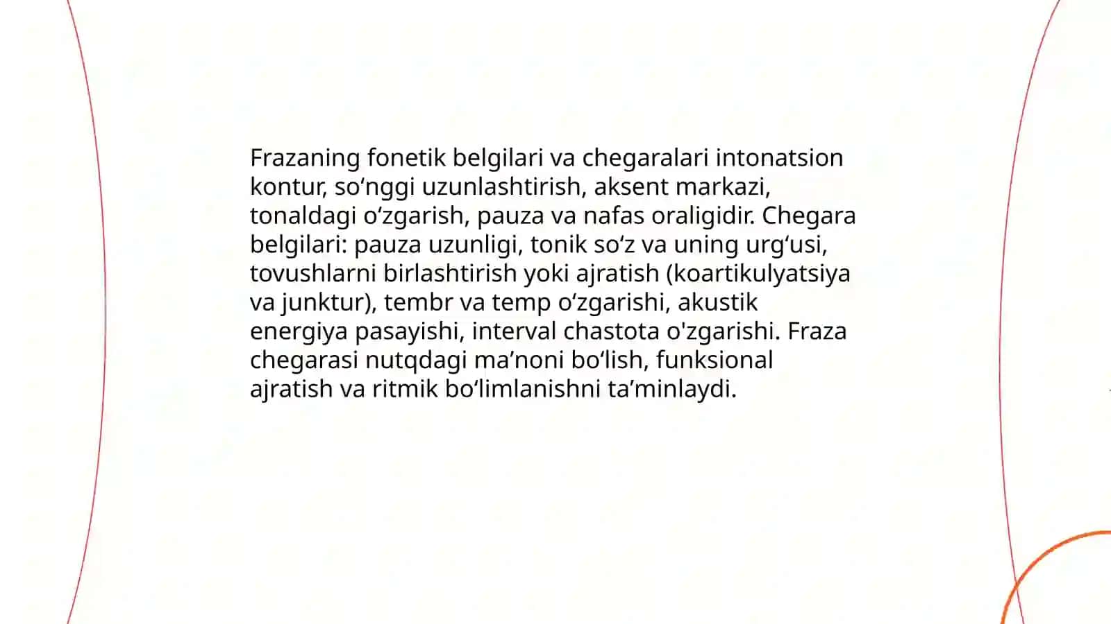 Nutqning fonetik bo‘linishi 4