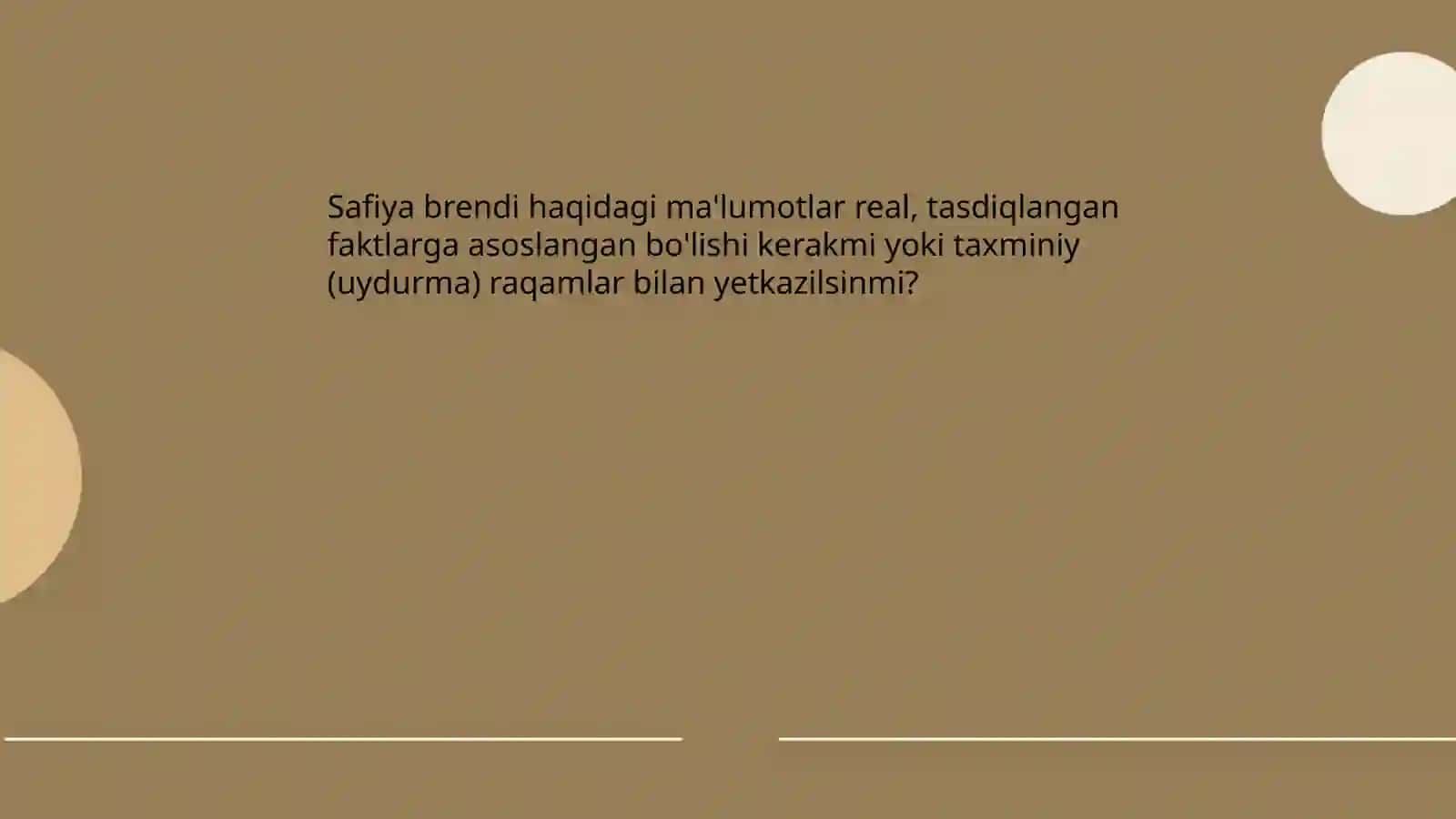 Safiya brendi haqida malumot 4