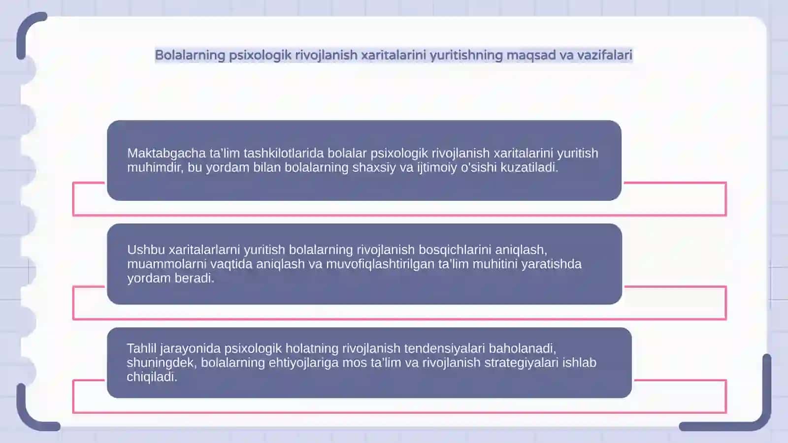 Maktabgacha ta’lim tashkilotlarida bolalarining psixologik rivojlanish xaritalarining yuritilishi 4