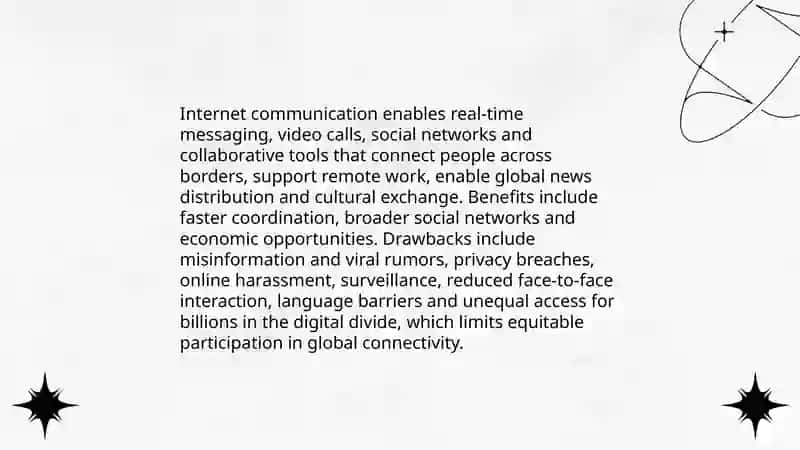 The internet: benefits and drawbacks 4