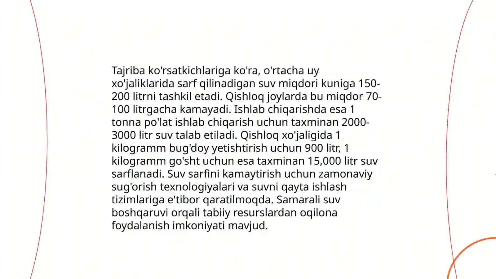 Suv va suvdan foydalanish muommolari 4