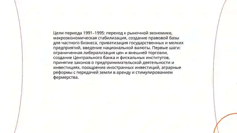 Становление рыночных отношений Республики Узбекистан: этапы, направления и особенности 4