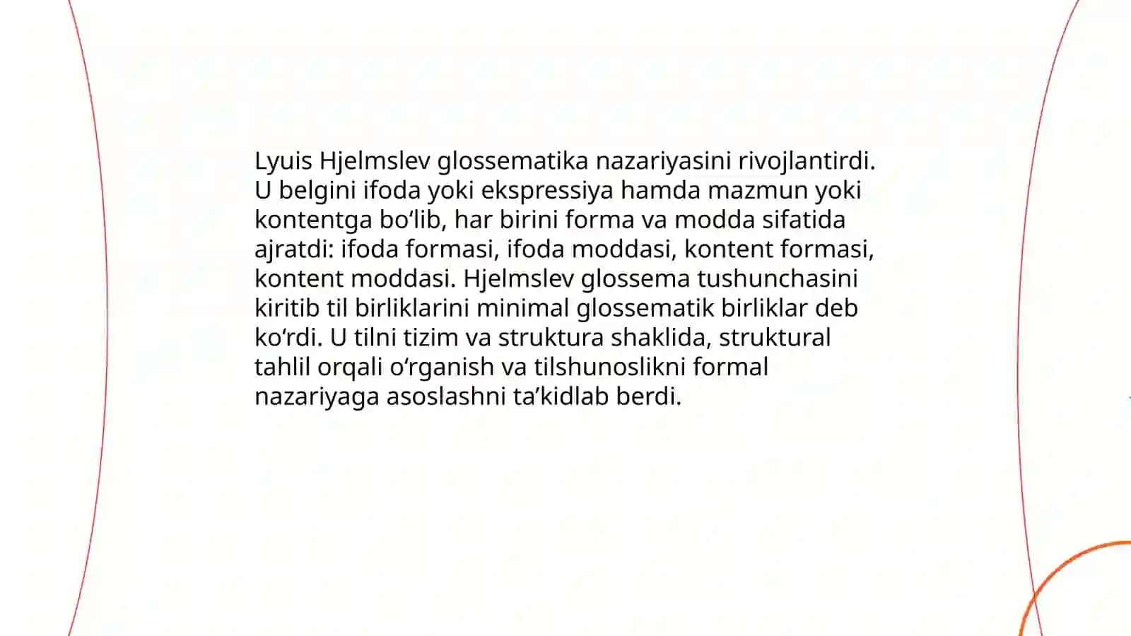 Glossematika maktabi ta'limoti 4