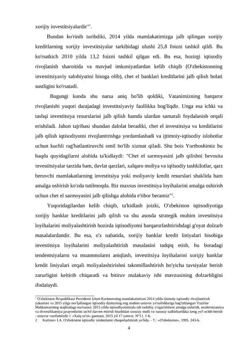 Iqtisodiyotni modernizatsiyalash sharoitida tadbirkorlik faoliyatini takomillashtrish istiqbollari 4