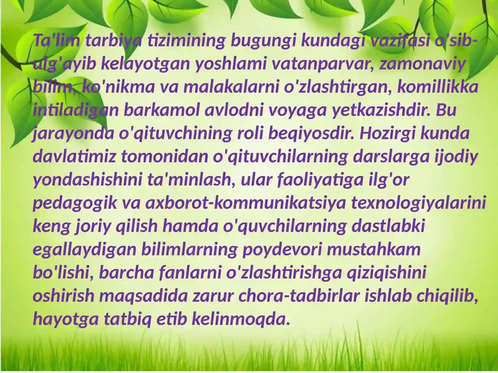 Boshlang'ichsinflardaAKTlaridanfoydalanish 4