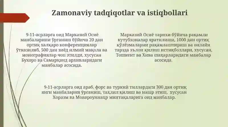 Oʼrta Osiyo ning IX XI asrlar manbashunosligi 4