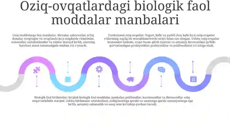 Oziq Ovqat Mahsulotlari Tarkibidagi Biologik Faol Moddalarning Ahamiyati 4