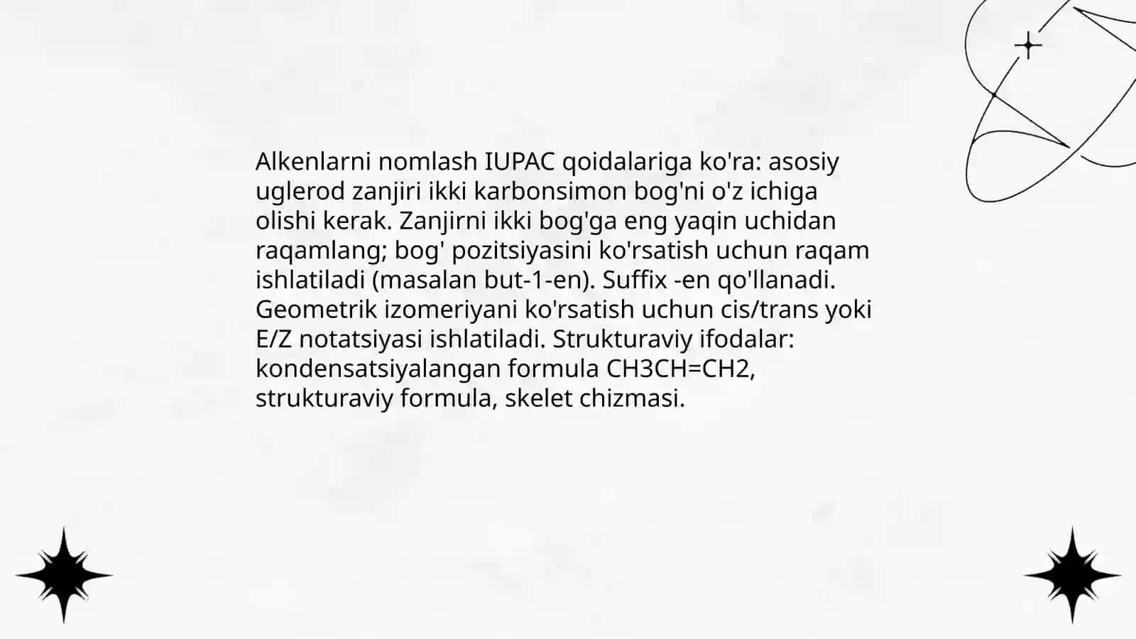 Alkenlarning olinishi gomologik qatori va izomeryasi 4
