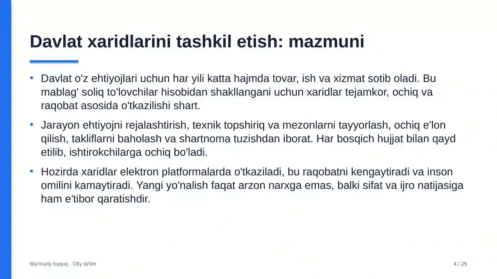 elektromobillarni quvvatlash stansiyalarida davlat xaridlarini tashkil etish 8988 4