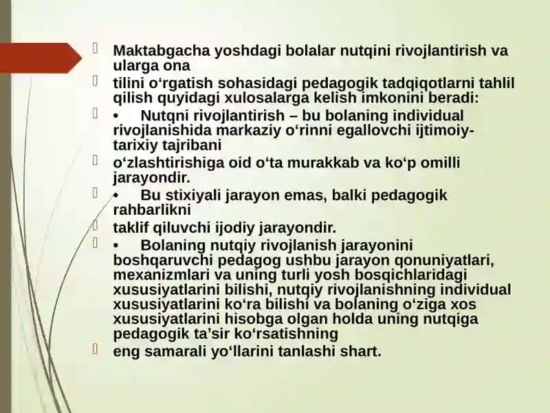 Maktabgacha yoshdagi bola nutqini rivojlantirish 4