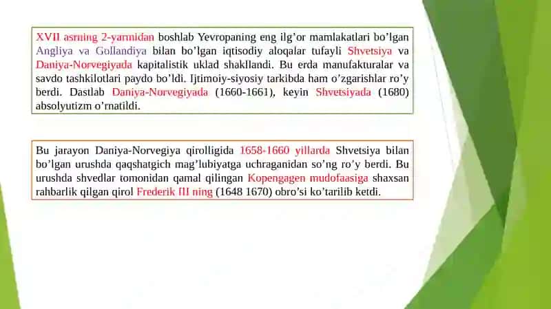 Shimoliy Yevropa mamlakatlari yangi davrda 4
