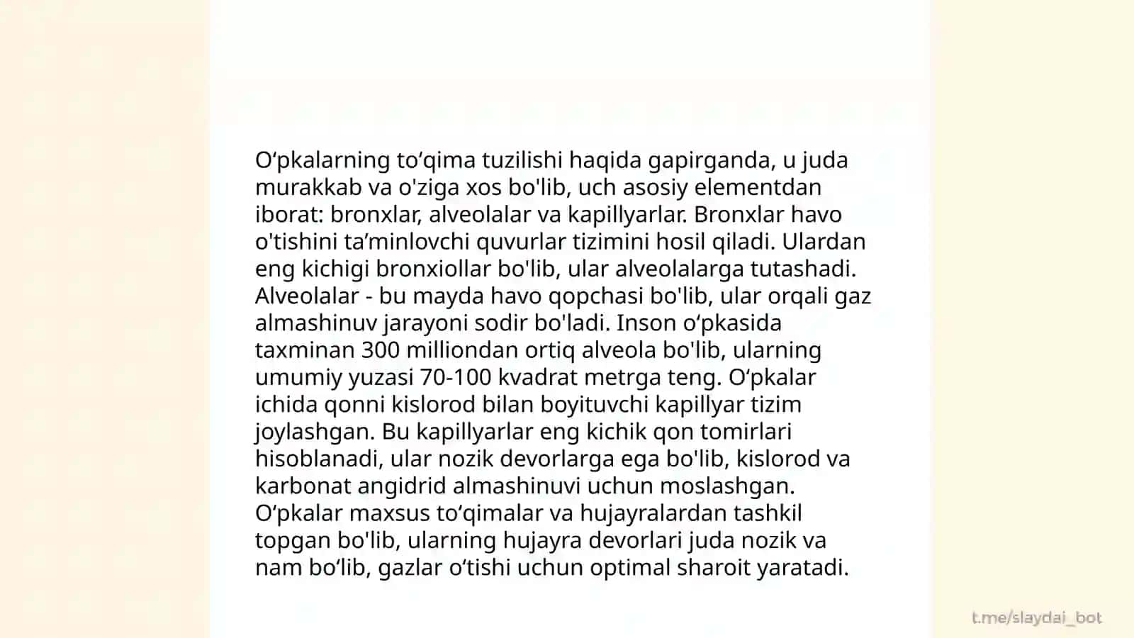 Oʻpkaning funksional morfologiyasi. Zamonaviy sharoitda oʻpka tuberkulyozining morfologik koʻrinishi 4
