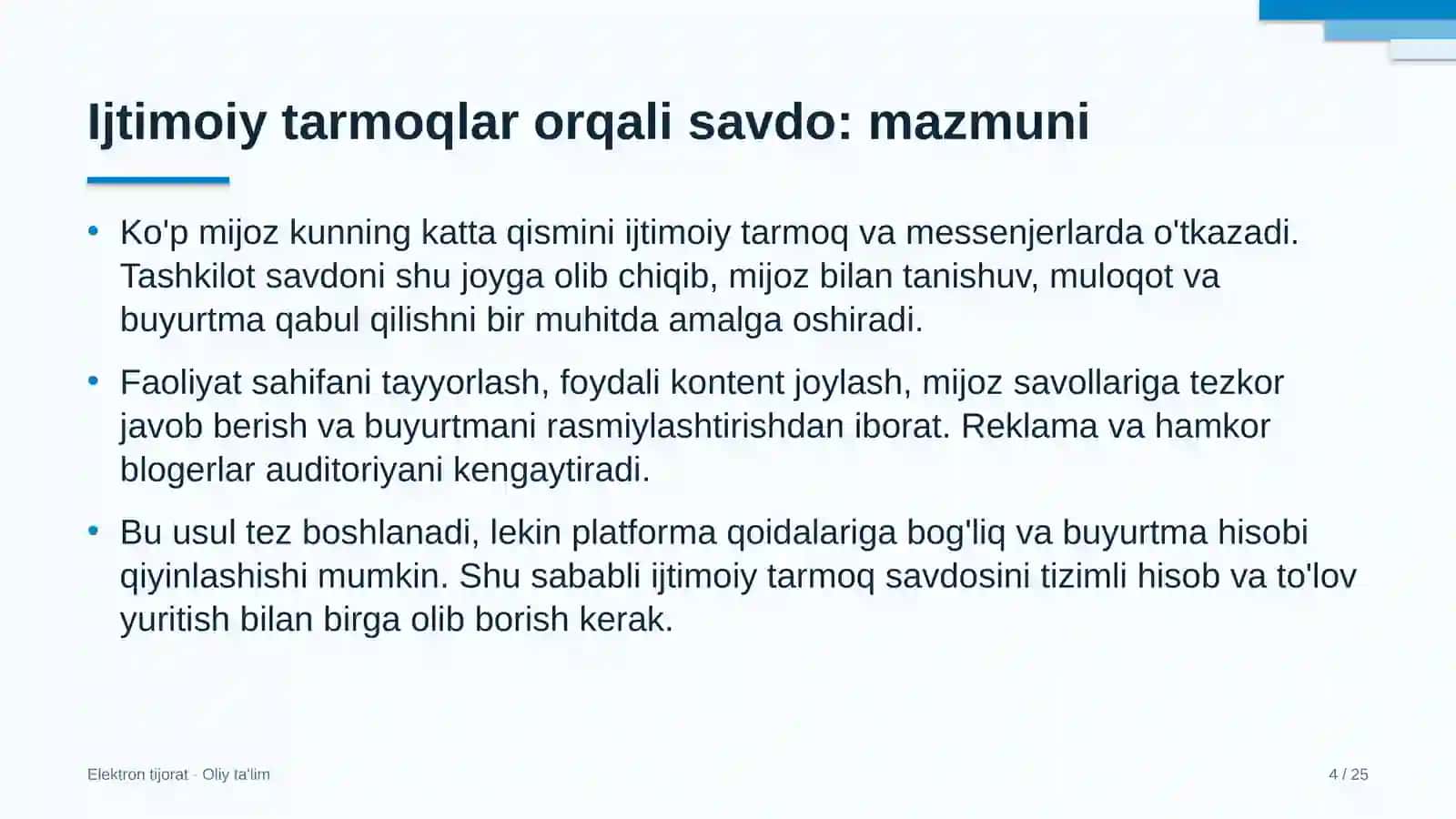 Kutubxonalarda ijtimoiy tarmoqlar orqali savdo 4