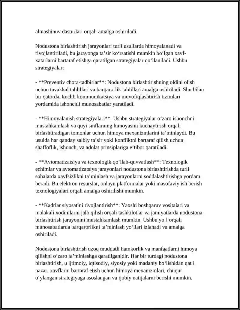 Nodustona Birlashtirish va Undan Himoyalish Usullari 4
