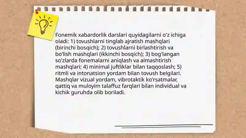 Nutq o'stirish darslari 4