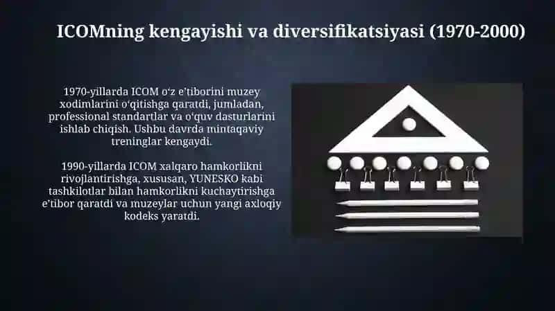 Icomning dastlabki yillari va rivojlanishi (1946-1970) 4