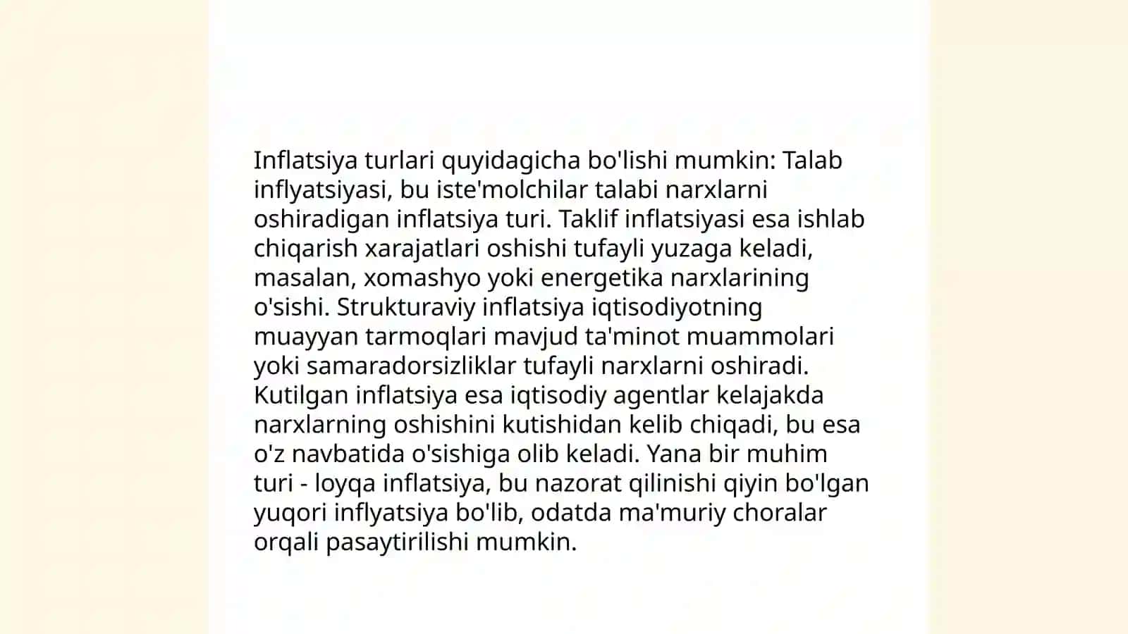 Inflatsiya va unga qarshi kurashish yollari 4