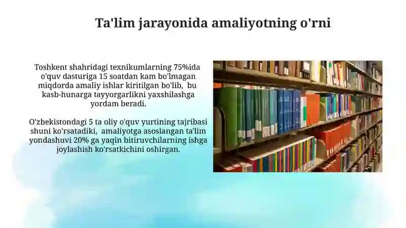 Akademik faoliyat integratsiyasi:nazariy vaamaliyotuyg'unligi 4