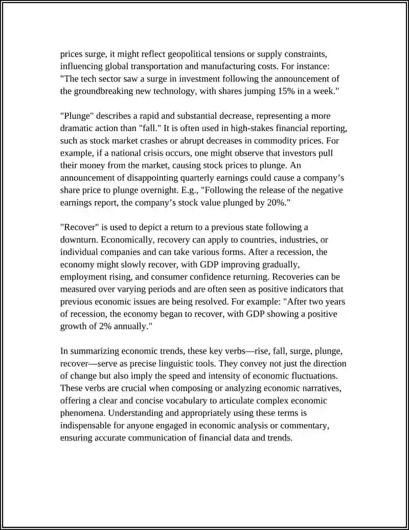 DESCRIBING ECONOMIC TRENDS IN ENGLISH 4