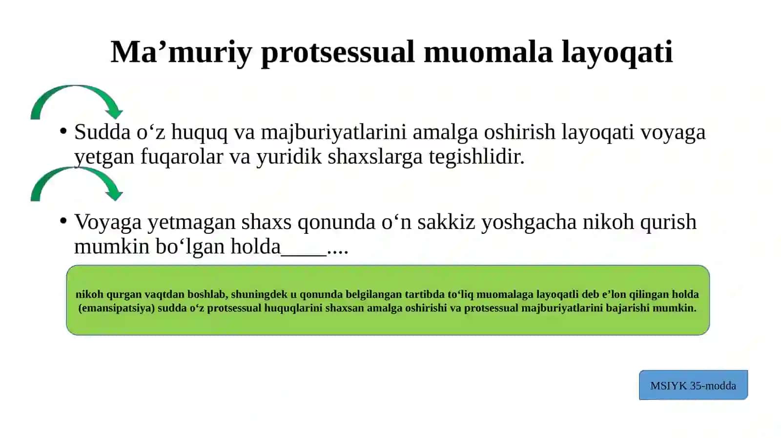 Ma’muriysudishlariniyuritishishtirokchilarininghuquqvamajburiyatlari,suddavakillik,arizaning(shikoyatning)shaklivamazmuni 4