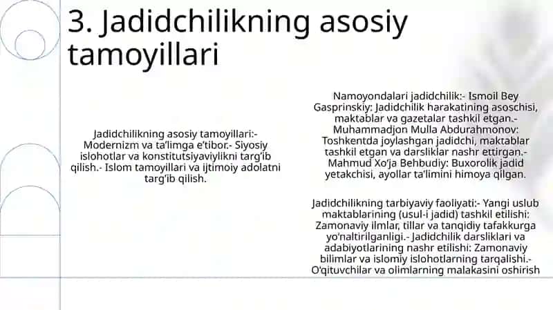 Jadidchilik Namoyondalari Va Ularning TaʼLim Sohasida Olib Borgan Faoliyati 4