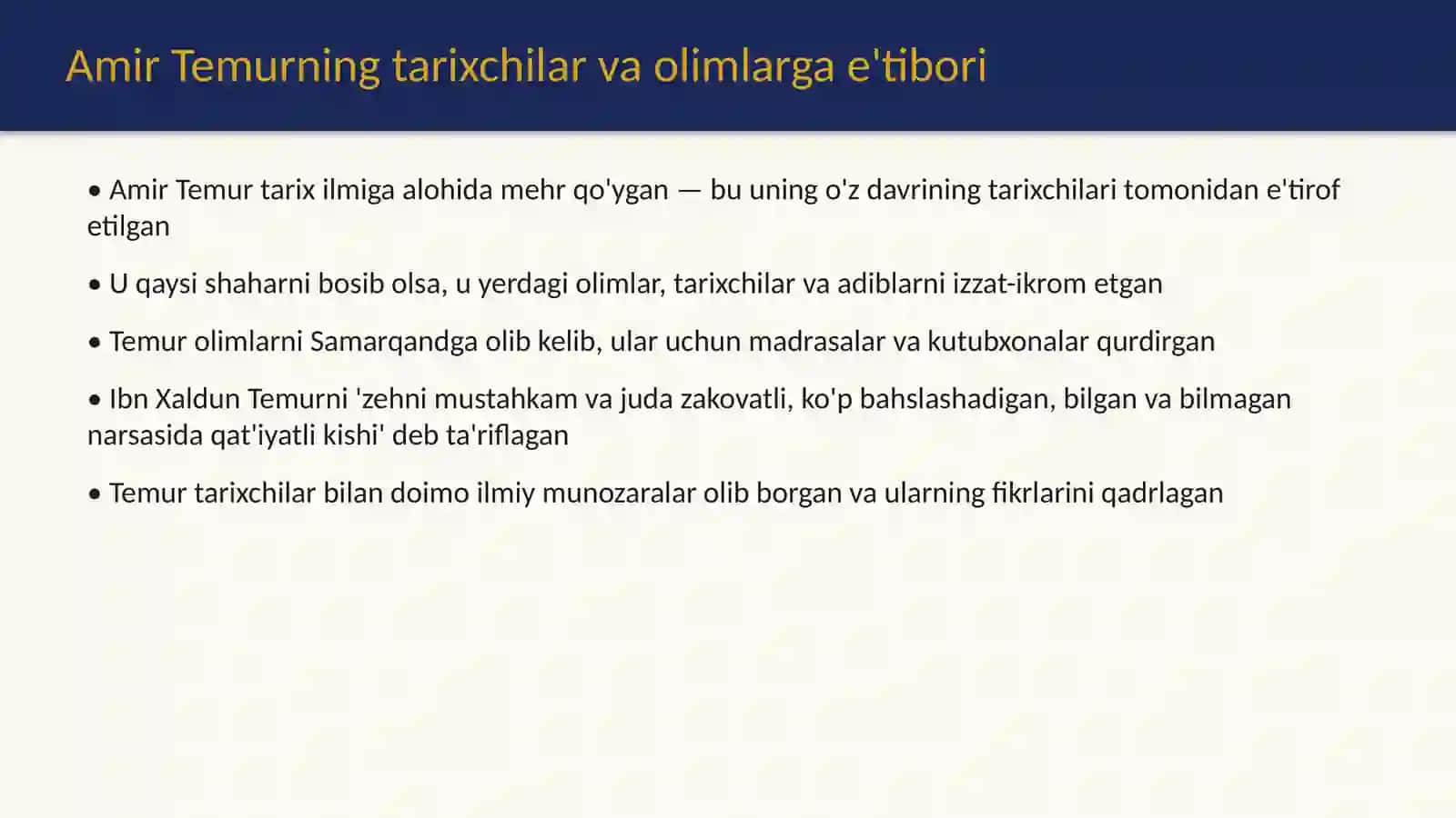 Amir Temur davrida yashagan tarixchi olimlar 4