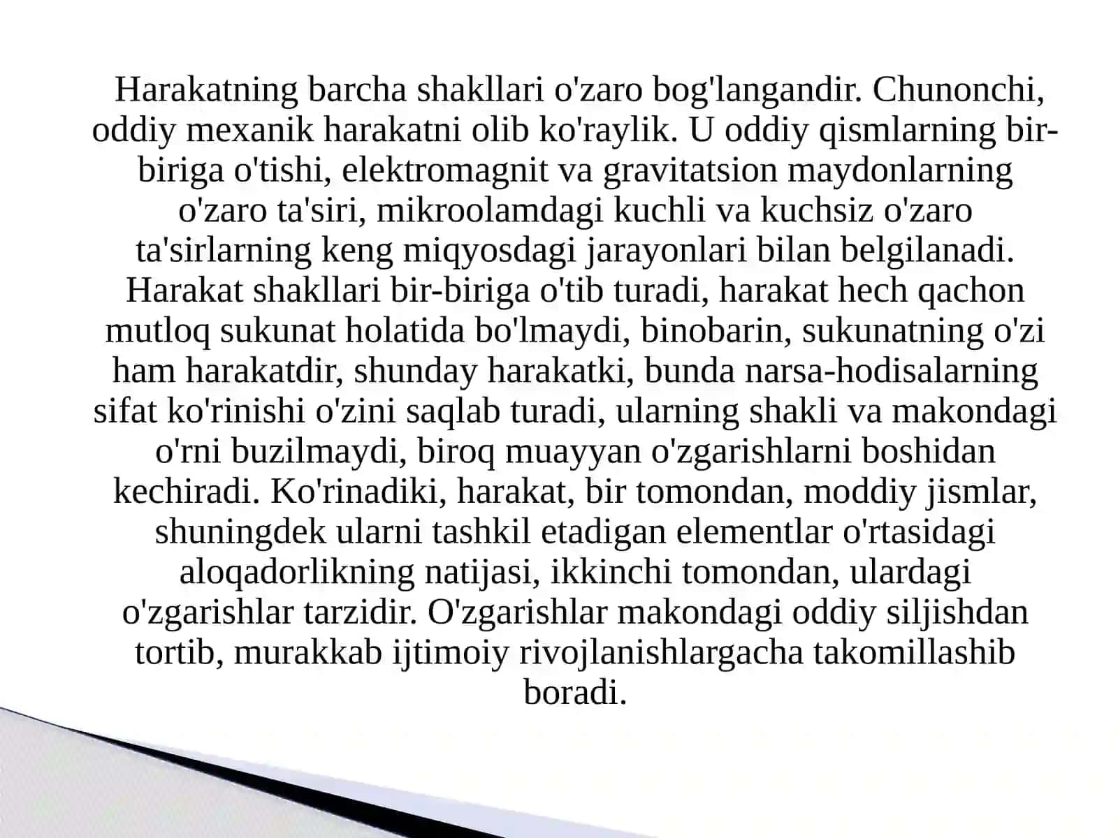 Rivojlanish falsafasi falsafa 4