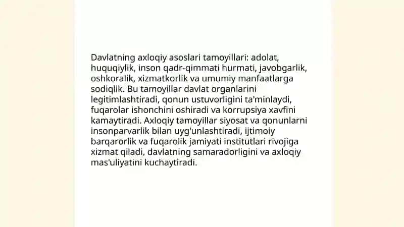 Fuqarolik jamiyati va Davlatning axloqiy asoslari huquq va etika 4