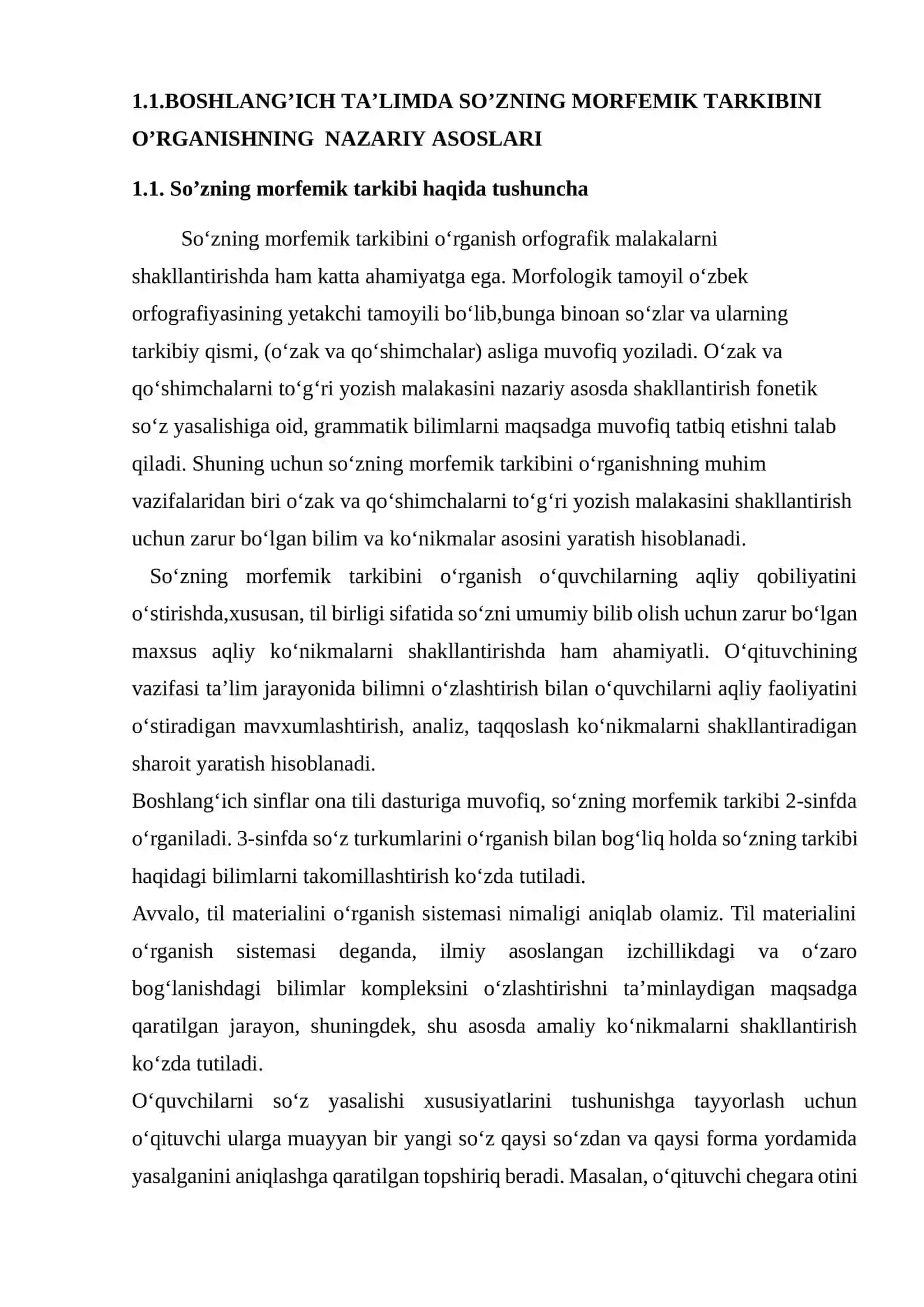 So’zning morfemik tarkibi mavzusini o’rganishda ta’limiy o’yinlardan foydalanish 4