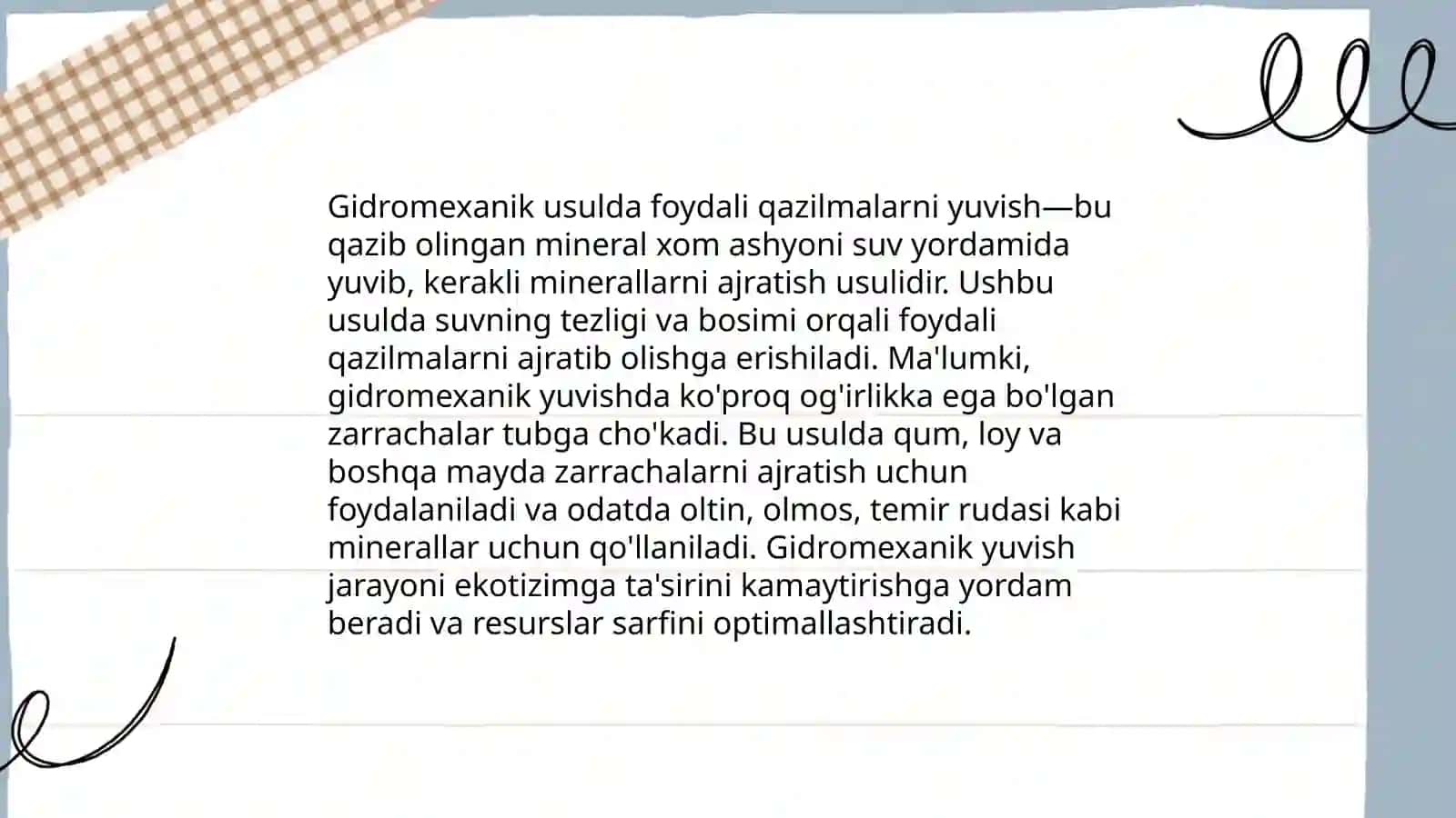 Foydali qazilmalarni yuvish usullari 4