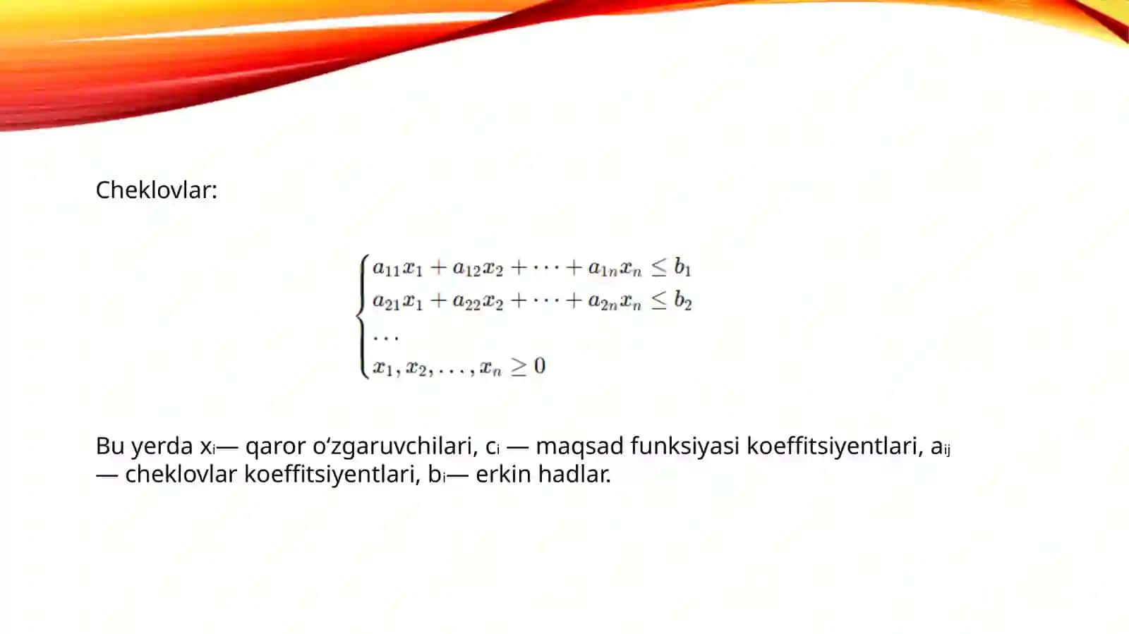 Modifitsirlangan simpleks usul 4