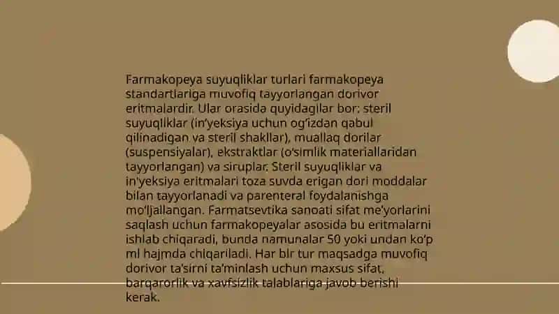 Standart farmokopeya suyuqliklarini tayyorlash 4
