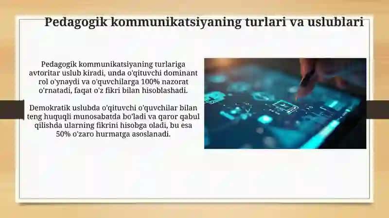 Pedagogik muloqotning oʻziga xos xususiyatlari va funksiyalari 4