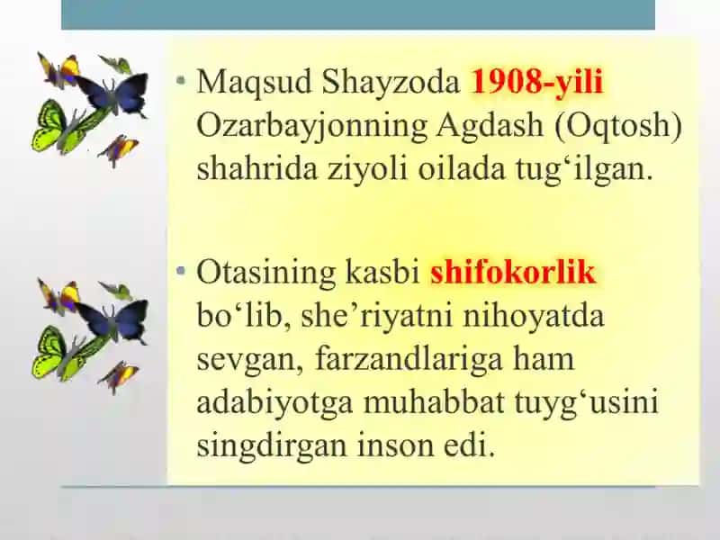 Maqsud Shayxzoda hayoti va ijodi 4