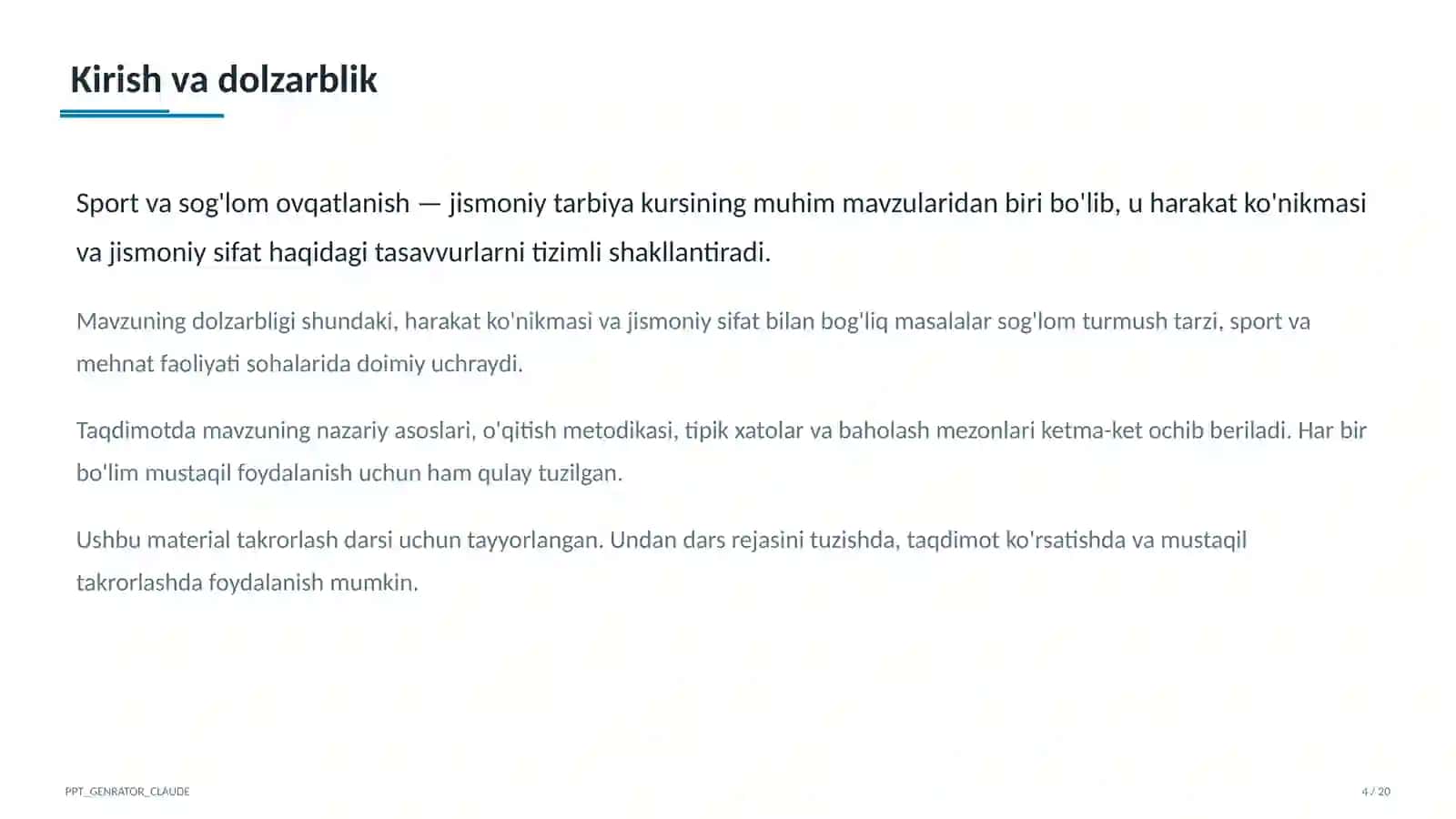 Jismoniy tarbiya (1–11) 4