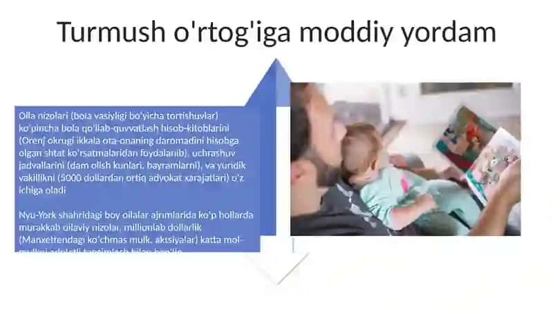 Oilaviy shaxslar aro nizolar. Oilaviy nizolar 4