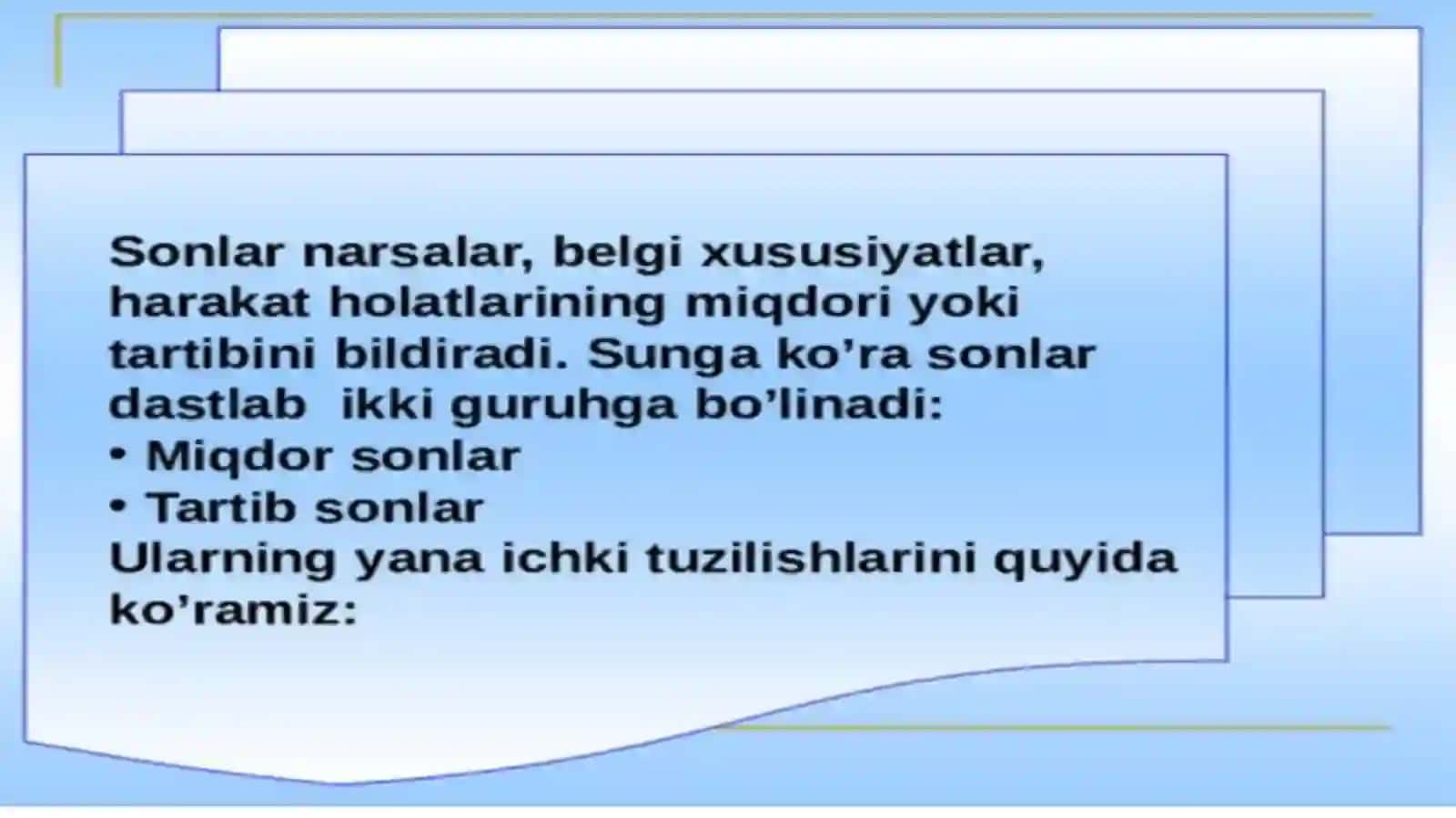 Son so`z turkumi 4