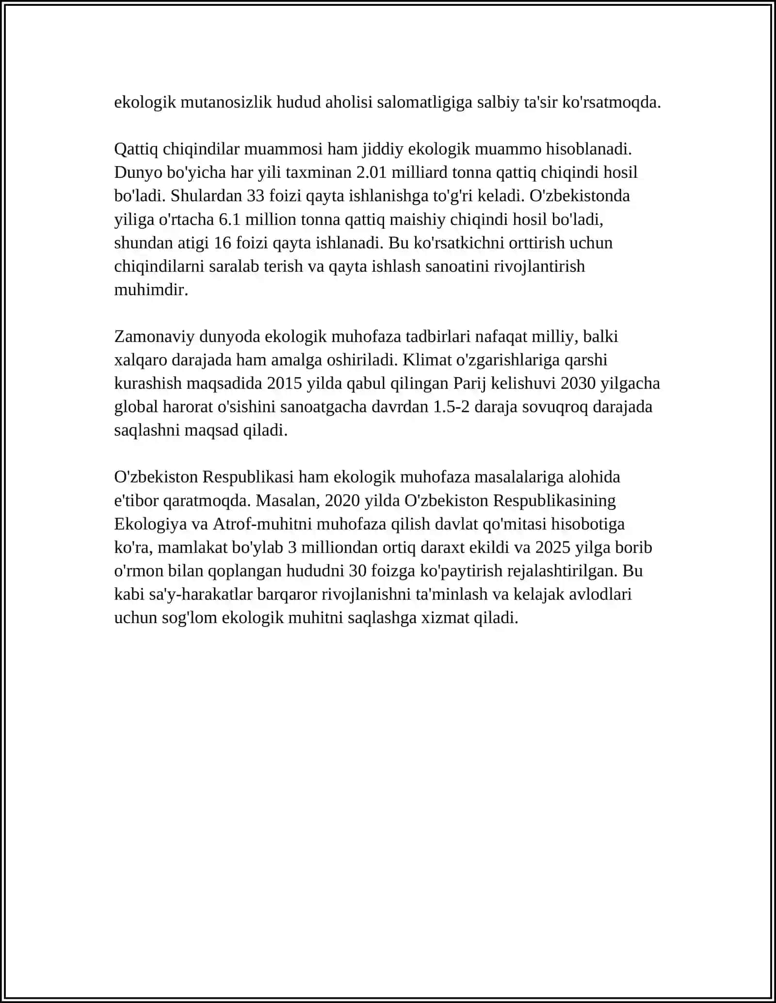 MUSTAQIL ISH Mavzu: PUBLITSISTIK MAQOLA 4