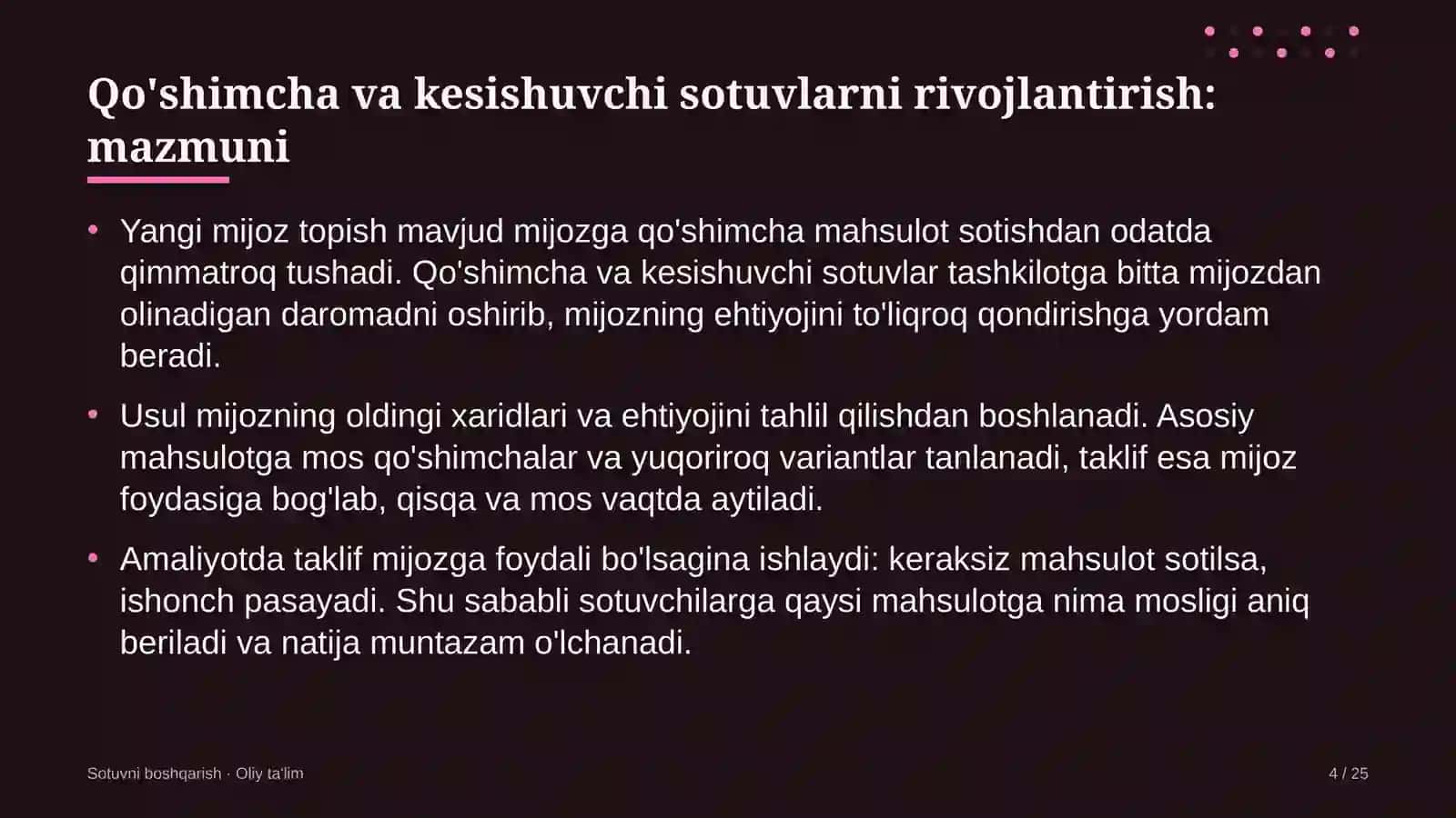 xostellarda qo'shimcha va kesishuvchi sotuvlarni rivojlantirish 4173 4