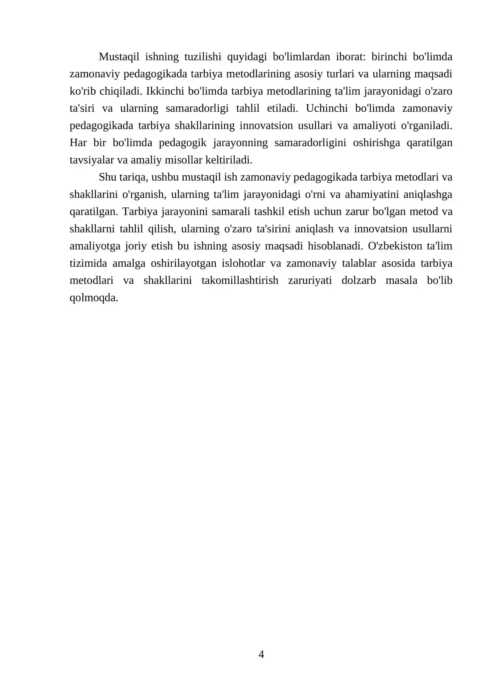 Zamonaviy pedagogikada tarbiya metodlari va shakillari 4