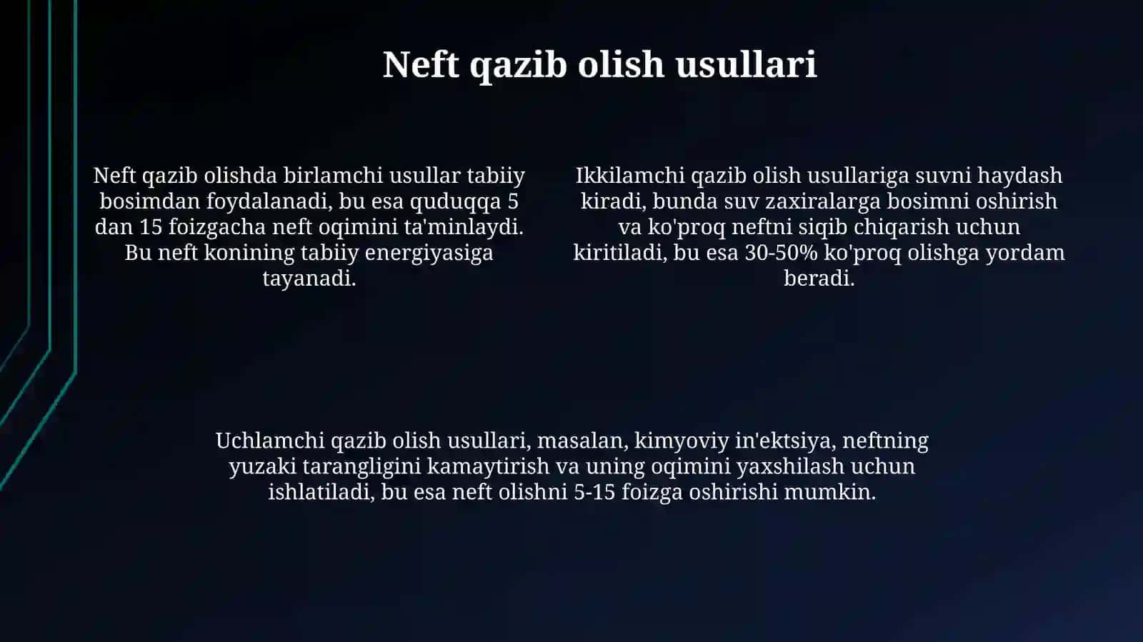 Neft: Ta'rifi va tasnifi 4