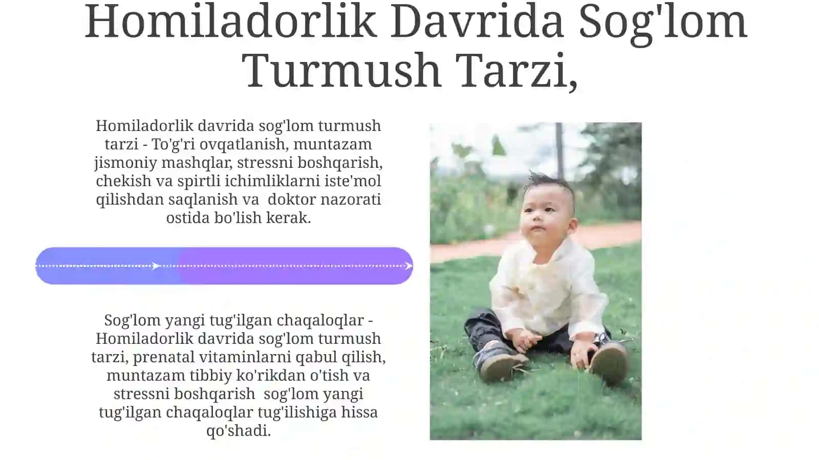 Sog'lom Yangi Tug'ilgan Bolalar Haqida Taqdimot 4
