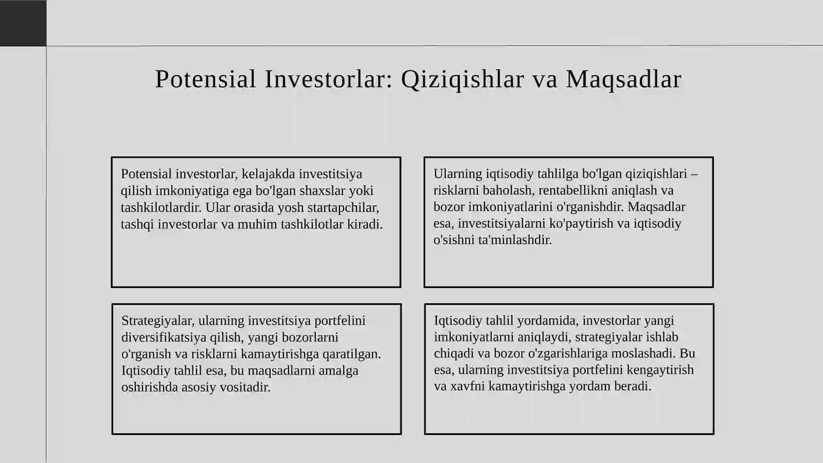 Iqtisodiy tahlil subyektlari 4