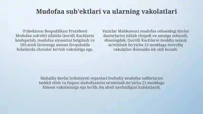 Mudofaato‘g‘risida”giqonunningumumiyqoidalarivaasosiyvazifalari 4