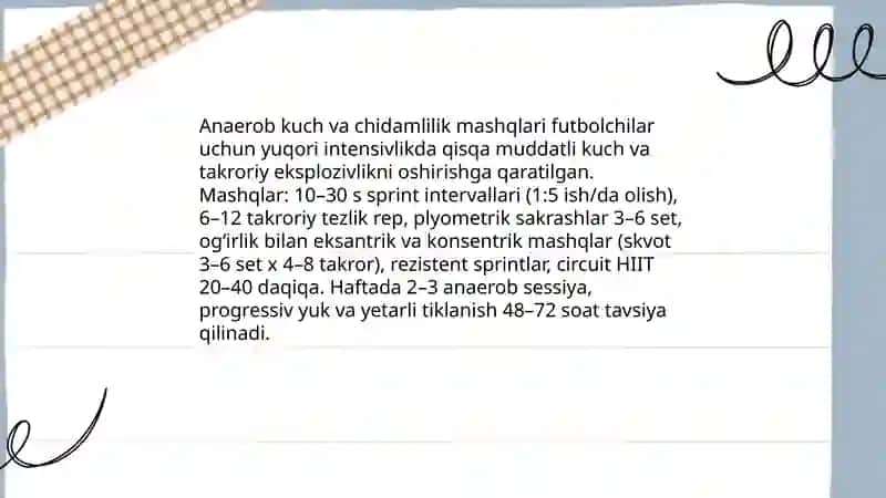Futbolchilarni jismoniy tayyorgarlik 4
