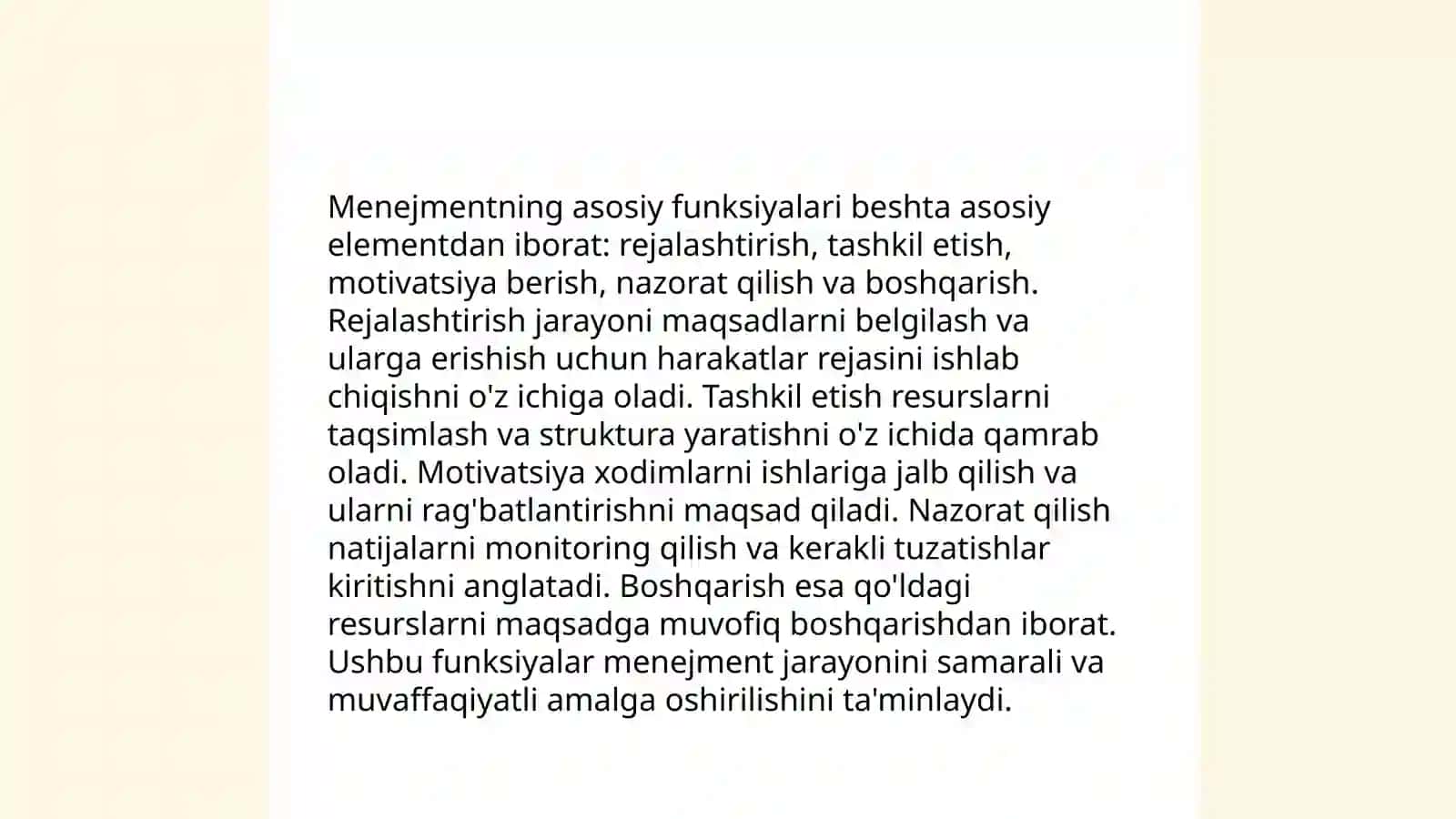 Djurayeva Qunduzning Kutubxona axborot faoliyatini boshqarish fanidan tayyorlagan taqdimoti 4