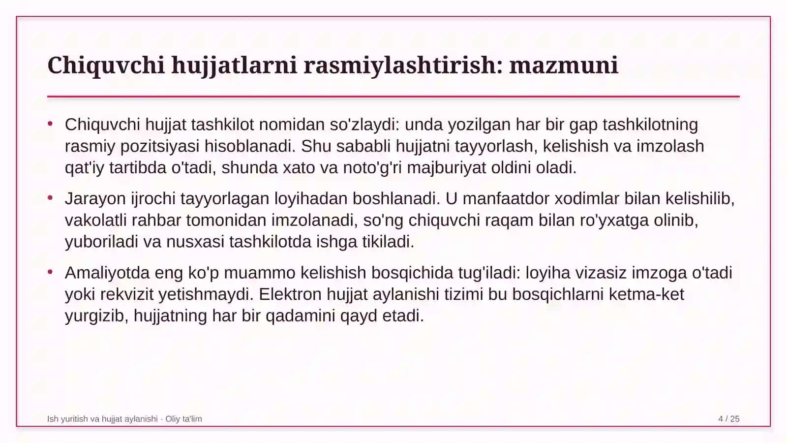 Folklor jamoalarida chiquvchi hujjatlarni rasmiylashtirish 4