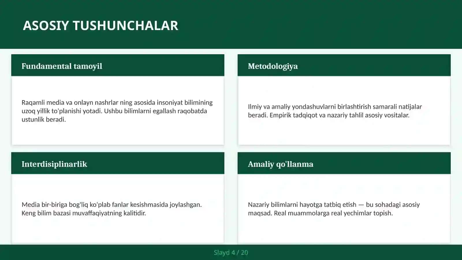 Raqamli Media va Onlayn Nashrlar 4