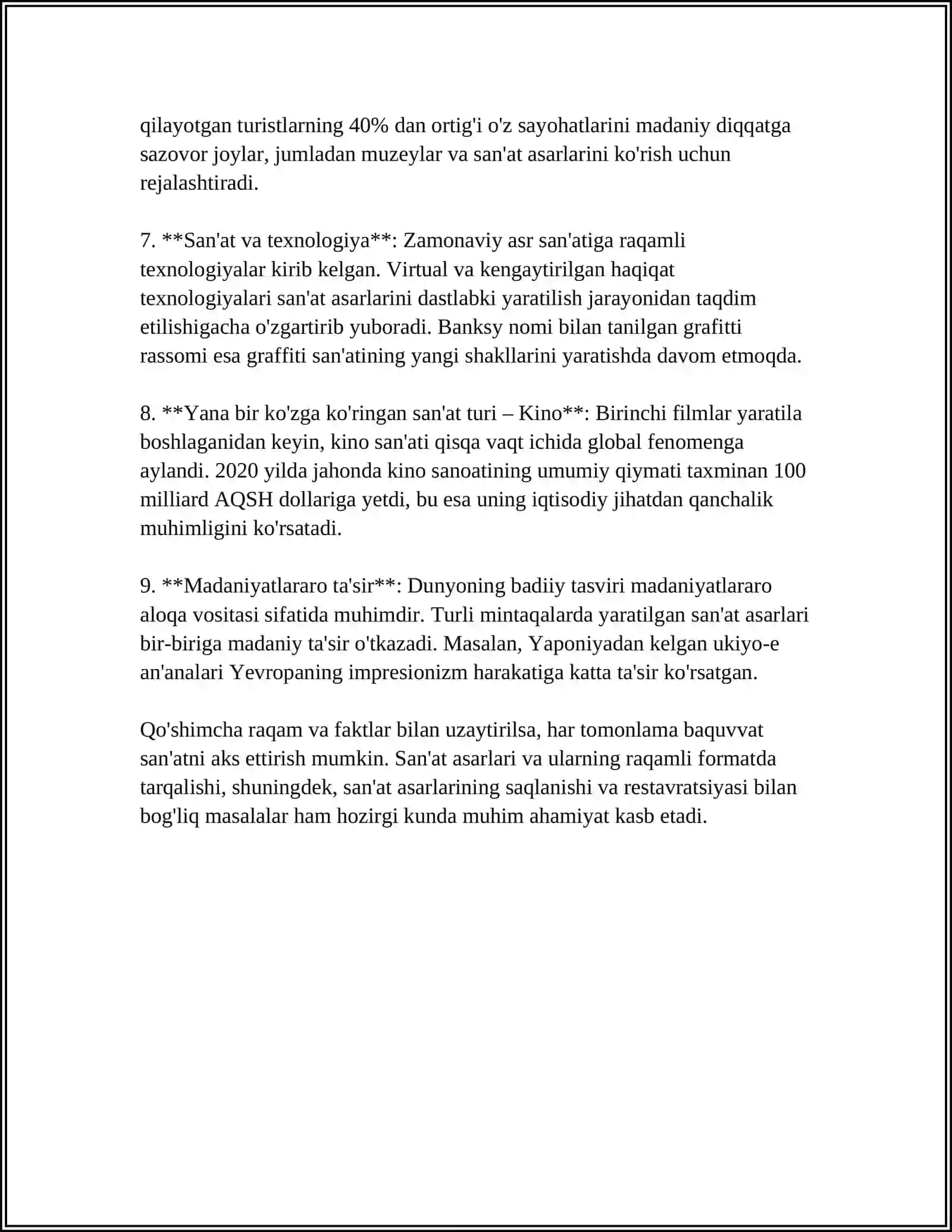 DUNYONI ESTETIK IDROK ETISHDA BADIIY ASRLARNING AHAMIYATI 4